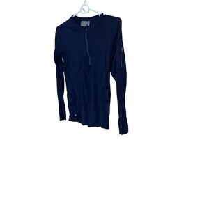 Athleta Pullover Womens XS Blue 1/4 Zip Long Sleeve Athletic Shirt Running Top